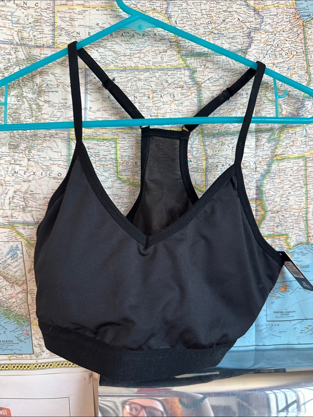 Infinity Raine Black Racerback Sports Bralette